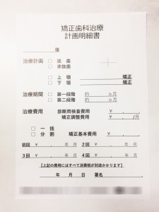 歯科医院で使用する計画明細書（2枚複写）の作成実績